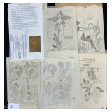 #41 miscellaneous Original signed Leo Nowak sketch