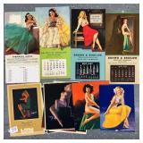 #79 Earl Moran pinup girl calendars 