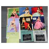 #81 Large Earl Moran vintage pinup girl posters and calendars
