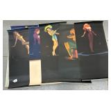 #82 Large Earl Moran vintage pinup girl posters