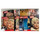 #97 Lot of Vintage Life Magazines about Marilyn Monroe
