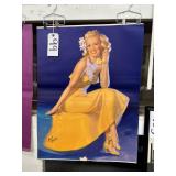 #99   Trimming  Pin -up Calendar signed by Earl Moran-22/29 