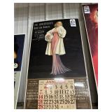 #120  Print House Calendar Pin-up 1940 