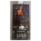 #124 Advertising Pin-up Calendar 1954( Buffalo Sand and Gravel) signed by Zoe  Mozert