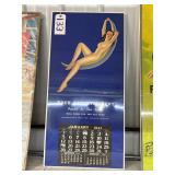 #133 Print House Calendar 1941 (girl in moon)