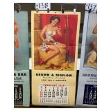 #138  Print House Pin -up Calendar 1956 (specially for you)  signed by Zoe Mozert