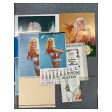 #215  Jane Mansfield Lot Incl. 1974 Calendar, Posters, Play Boy 1963, Exhibitors Book & Posters