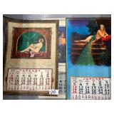 #241 Lot of  4 Pin-up Girl Calendars Incl.(1927,1932,1936) as is 