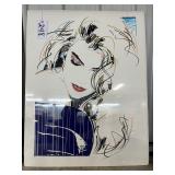 #248 Serigraph Signed by Dennis Mukai 343/390 (Blue Violet) 28x36 -tiny bend on upper right cover-