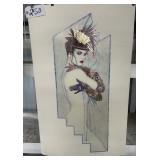#250 Signed Limited Edition 1992  Embossed Lithograph 452/500 (Edge of Night) by Olivia  De Beradini