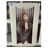 #251 Signed Limited Edition 1992 Embossed Lithograph 38/500 (Night Stalker) by Olivia De  Beradinis 