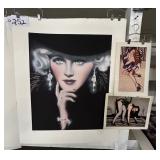 #252- 2 limited  Edition signed  Prints 75/300 (Earrings)by Artist Peter Fromme Douglas 29X35  & 2 s