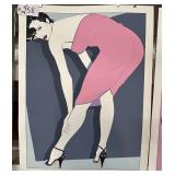 #258 Signed Serigraph by Jennifer Nagal 372/990 ( Shannon) 30X38			