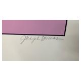 #259 Signed Serigraph  by Jennifer  Nagel 162/990 (Charlotte) 30X38				