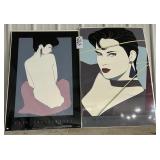 #263 Lot of 2 Nagel Pop Art Prints Incl. Play Boy 3oth Anniversary  24X35 Merrill Chace Galleries Ch