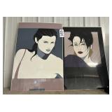 #264 Lot of 2 Nagel Pop Art Prints Incl. Nvel Mirage Editions 24X35, Nagel 24X35					