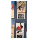 #278 Lot of 2 Gil Elvgrin Calendars Incl. 1955 Art House , 1963 Ollie & Hammond Rancher Restaurateur