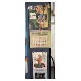 #280 Lot of 2 Art House Calendars Incl.( 1964 , 1958 )	