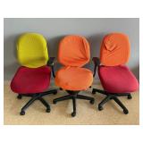 Lot #44 Group of 3 Rolling Office Chairs