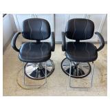 Lot #4 (2) All Purpose Salon Styling Chairs #1