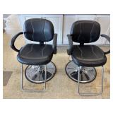 Lot #11 (2) All Purpose Salon Styling Chairs #8