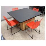 Lot #36 Diversified Workstation- Orange Chairs #1