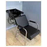 Lot #17 PureSana Reclining Chair & Shampoo Bowl #4