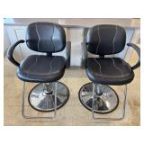 Lot #10 (2) All Purpose Salon Styling Chairs #7