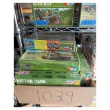 #1039 NIB - Monogram Combat Series Patton Tank & Assault Tank