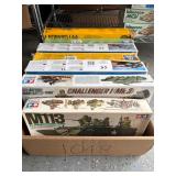 #1048 Assorted Lot - Tamiya, Italeri, Testors etc Tanks