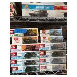 #1057 UPC Flak Wagon, Patton tank, Marine L.V.T etc
