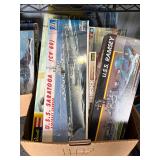 #1102 Assorted Lot Italeri, Revell, Monogram etc Boats