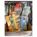 #1114 Assorted Lot Linberg, Revell, Heller etc Boats