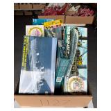 #1127 Assorted Lot Aurora, Revell, Dragon etc Boats