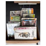 #1151 Assorted Lot ICM, Revell, DML etc Artillery