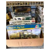 #1163 Assorted Lot Tamiya, Revell, MAC etc Trucks
