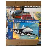 #1193 Assorted Lot Italeri, Revell, Hasegawa etc Planes