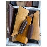 #1353 Misc. Military Related Lots incl. dummy grenades, various bayonetts,  sporting rifle magazines