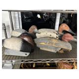 #1362 Lot of 4 Duck Decoys Incl. Canvas Back Sleeper