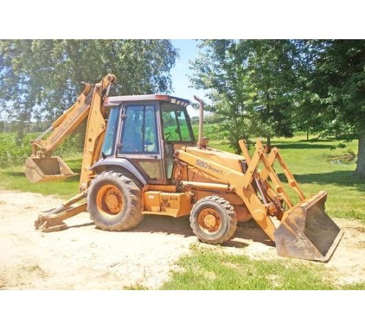 Estate Auction Tractor Backhoe Household