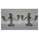 #304 Sterling 450gr candlesticks