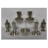 #306 Sterling Silver incl. candlesticks