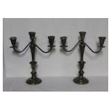 #311 Mkd 850 Sterling candlesticks 