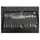 #317 Sterling flatware lot—599gr