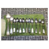 #322 Coin silver flatware lot—260gr