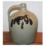 #356 Two gallon jug 5-fingered brown