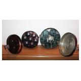#367 Pair of tin spice cabinets 