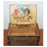 #368 Miss Detroit tobacco box 