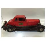 Fire Chief wind-up tin car