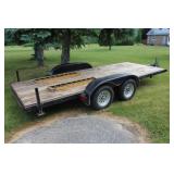 20ft x 8ft tandem axel trailer